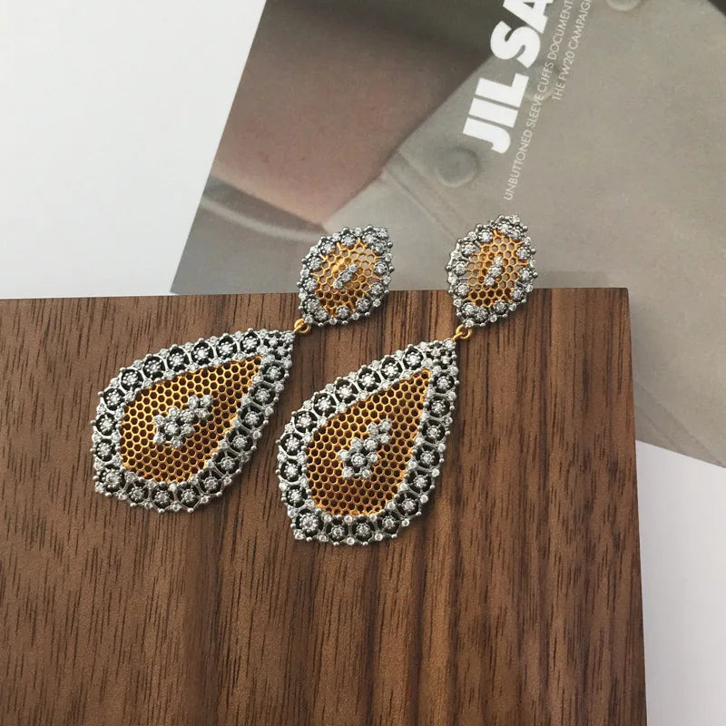 DIY High Quality Real Earing Bridal Diamond Stud Earrings 925 for Ornaments Rocks