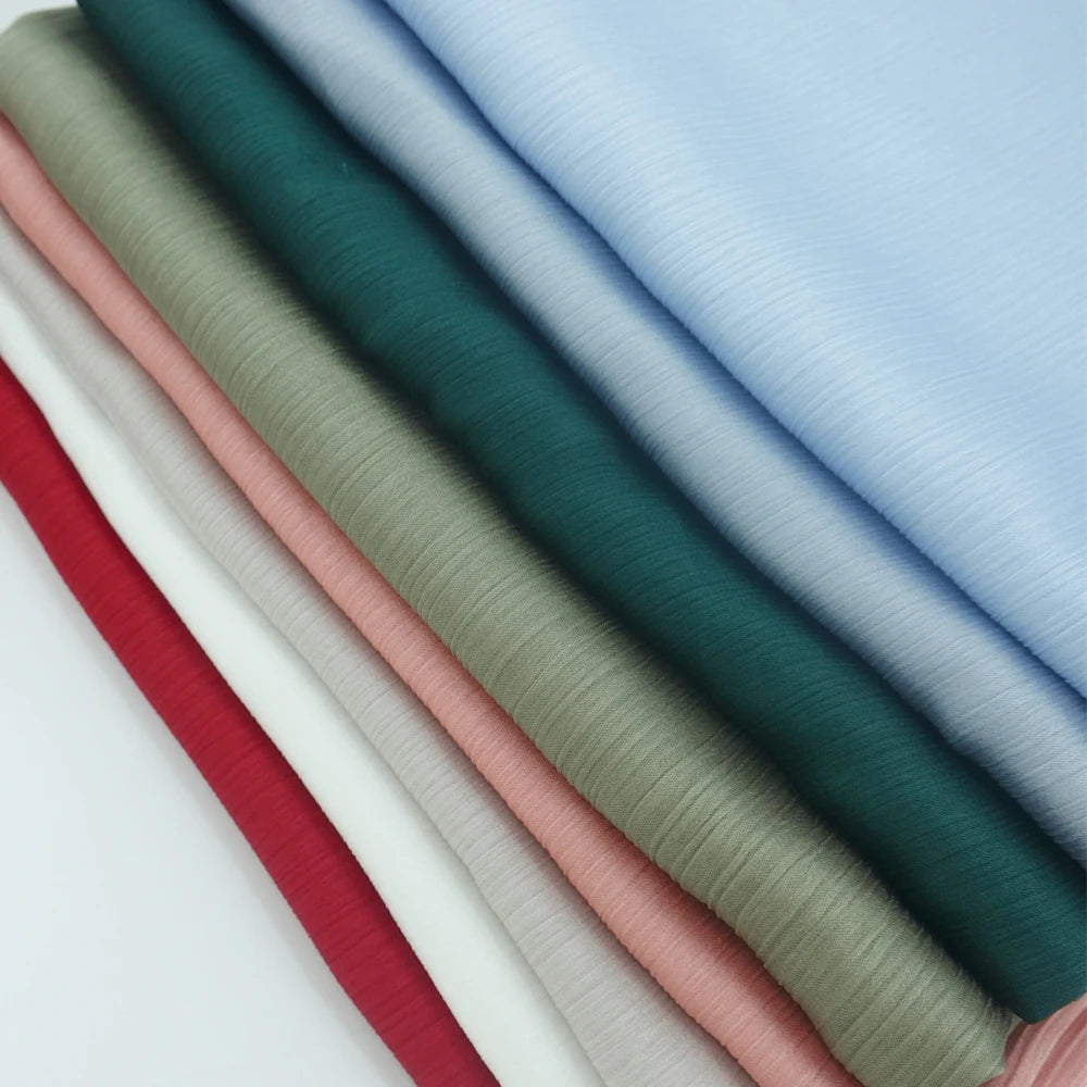 2021 Latest Fashion Scarves Hijabs Turkish Muna Satin Hijabs Women Customised Chiffon Scarf