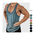 Breathable Casual Eco-Friendly Gym Workout Sleeveless Tank Top for Men Bodybuilding Fitness Sport Vests Muscle Singlets