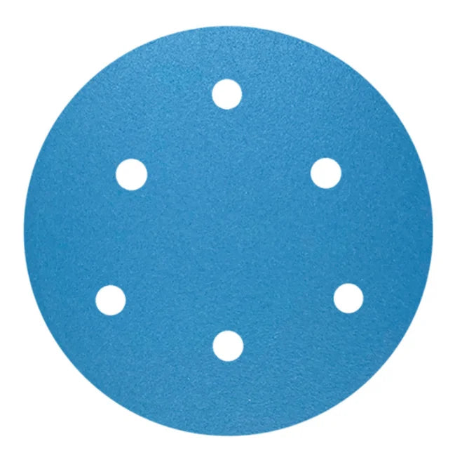 Zirconia 6 Inch 150 mm Blue Sanding Disc With/without  Holes for Automobile