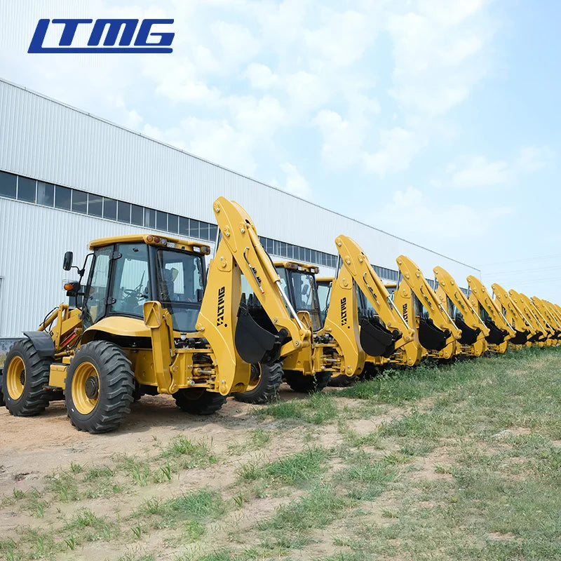 Mexico Fast Shipping 2.5 Ton Backhoe Excavator Loader 4*4  Wheel Loader Backhoe for Sale