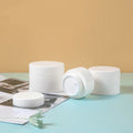 Wholesale 5g10g15g30g50g80g White PP Plastic Cosmetic Small Jars for Cream with Screw Lids