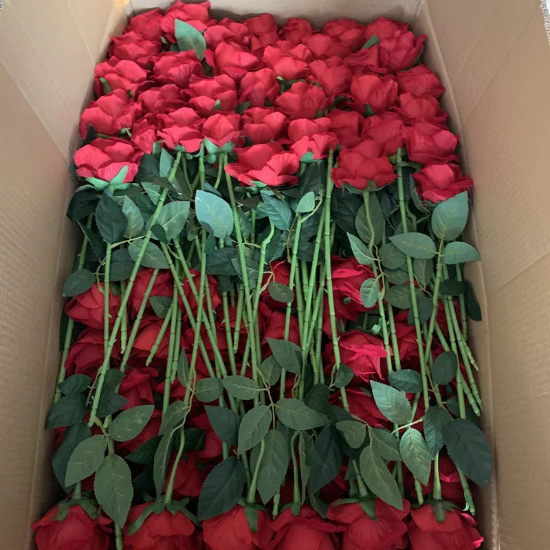 SF Artificial Flowers High Quality Single Flower Artificial Flower China Wedding Decorative Velvet Roses for Interior Decoration