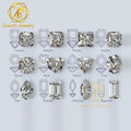 Factory Wholesale  IGI Certified VVS1 VVS2 Emerald Cut 1ct to 10ct CVD Loose Lab Grown Diamond Excellent Cut