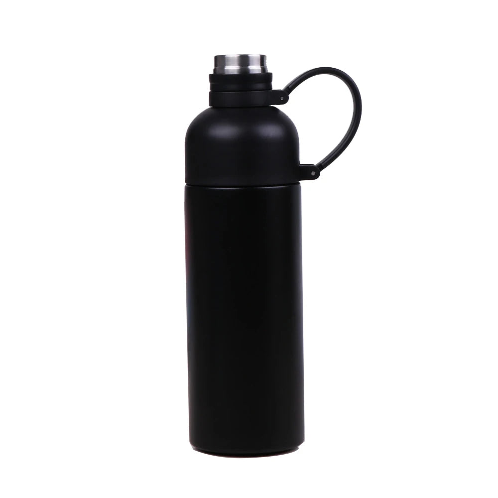 FX Bottle Hot Sale 500ml New Simple Thermal Mug Men and Women Car Thermal Bottle With Straw Adult Thermos Bottle