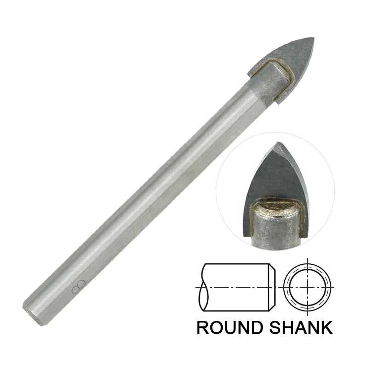 6mm Carbide Spear Tip Ceramic Porcelain Tile Glass Drill Bit for Glass Tile Cement Brocas Para Vidrio Azulejos Porcelanato