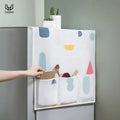 Kitchen Waterproof and Dustproof Cover Microwave Oven Cover Cloth Creative Refrigerator Hanging Bag  Household Goods Storage Bag