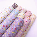 BY6277 Floral Design Lace Mesh Chunky Fabric Hair Bows Earrings Crafts Furniture Bags Upholstery Woven Backing