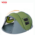 WOQI Wholesale Hot Sale Camping Hiking Waterproof Automatic Setup 2 Doors Instant Pop up Camp Tent Outdoor Glamping