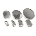 Wholesale Stainless Steel Long Pins Inner Round Steel Colored Base for Jewelry Accessories Components Findings