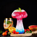 Restaurants Transparent Drinking Cups Wedding Parties Martini Goblet Glasses Bars 9oz Handmade Mushroom Shaped Cocktail Glasses
