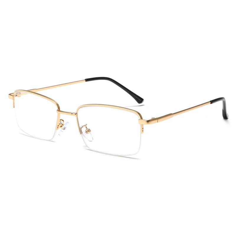 2023 New Arrival Unisex Anti Blue Light Blocking Filtering Glasses With Half Metal Optical Frame