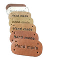 Clothes Accessories Real Leather Knitting Crochet Eco-Friendly Custom Color Debossed Embossed Custom Made Logo Labels Tags