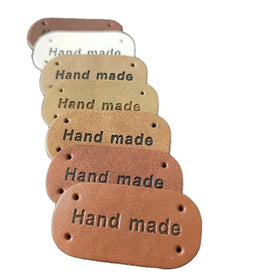 Clothes Accessories Real Leather Knitting Crochet Eco-Friendly Custom Color Debossed Embossed Custom Made Logo Labels Tags