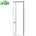Wholesale Residential MDF Italian Interior Frame Wooden Manual Sound Insulation Carbon Crystal Door Modern Design Slab Doors
