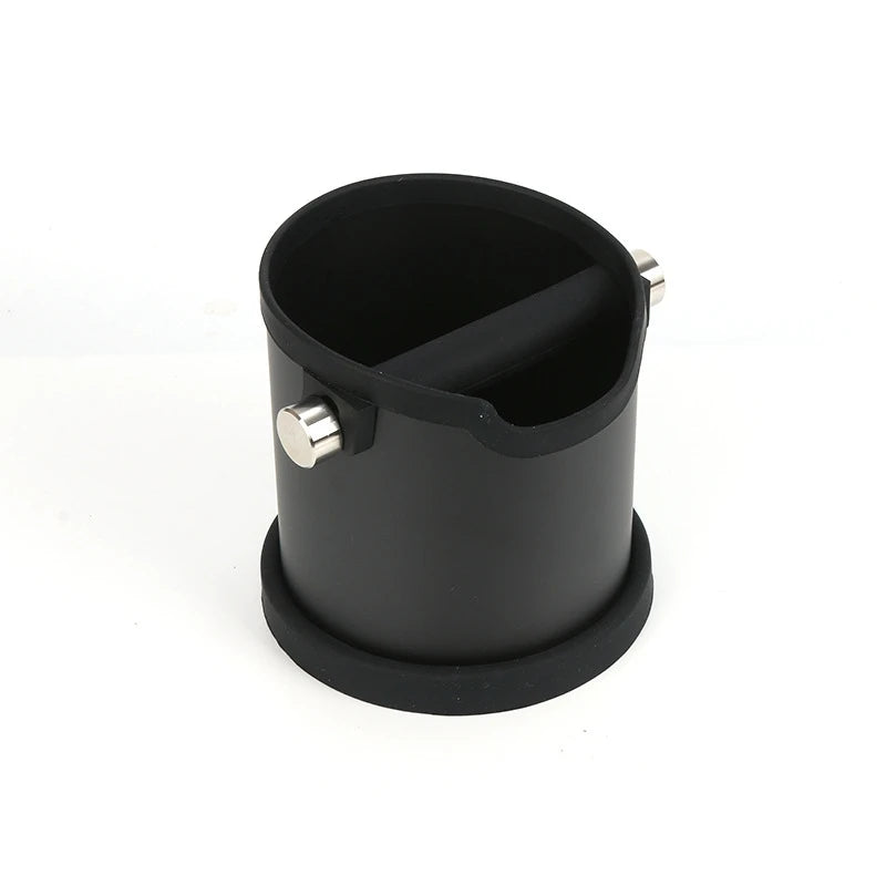 Fashionable Stainless Steel Mini Grind Container Espresso Dump Bin Floor Standing Coffee Knock Box