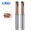 Customizable OEM 65 Degree Tungsten Steel Thread Milling Cutter Three Teeth Hardened Steel Milling Cutter for M1-M20 Coated