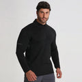 Unisex Men Women Long Sleeve Shirts Half Zipper Shirts Custom Compressed Gym Shirts