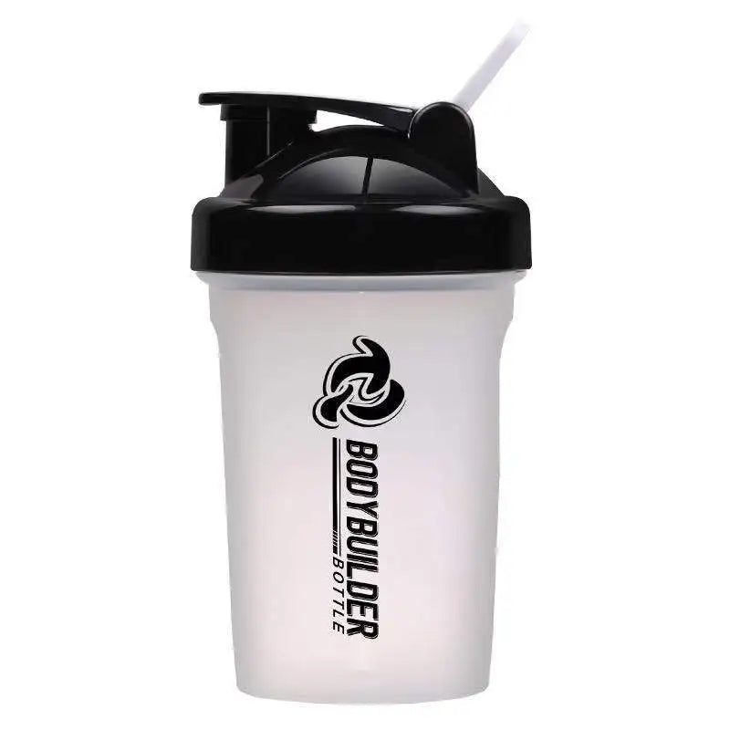 FX Factory 400ml BPA-Free Plastic Gym Sports Water Bottle with Mix for Ball Protein Shaker Custom Logo Printing Direct Drinking