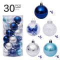 Ourwarm Sublimation Tree Decorations Bulk Ornaments Christmas Products Plain Clear Blue Pink Christmas Ball