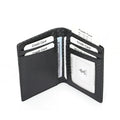 Custom Wholesale Slim Mens Microfiber Leather RFID Blocking Minimalist Card Front Pocket Bifold Credit Card Holder Wallet