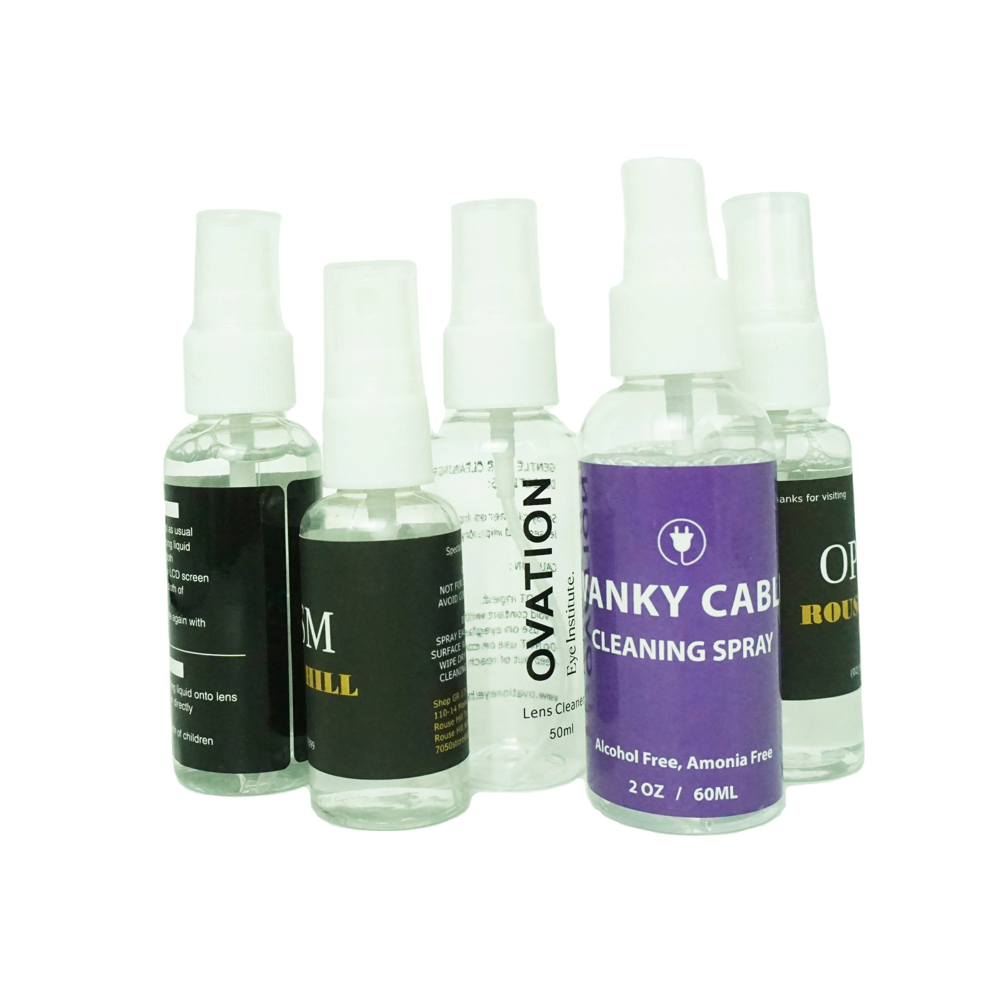 Customized Eco-friendly Spray Liquid Eyeglass & Computer Screen Cleaner for Glasses Lens