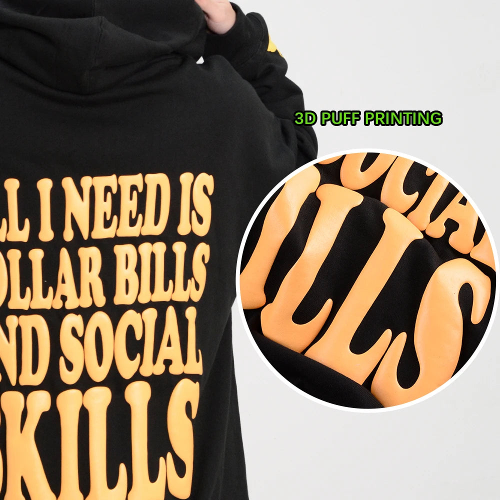 YinQu Winter Custom Oversized Plain Cotton Blank Hoodies Mens Pullover Unisex Bulk Plus Size Men's Hoodies & Sweatshirts