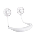 2023 Hanging Neck Fan Portable Outdoor Sports Wearable Fan Usb Rechargeable Lazy Mini Leafless air Cooling Fans