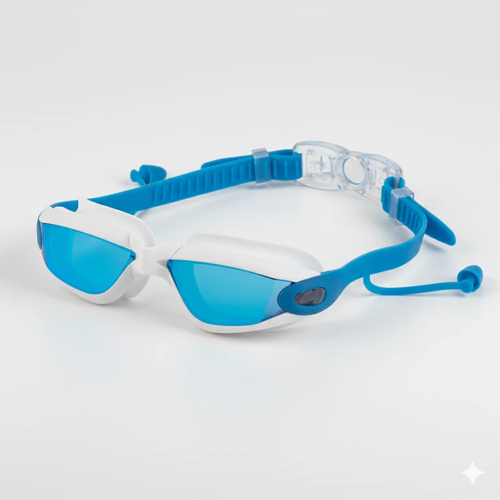 Cap Nose Clip Earplug Hat Packages Goggles for Swimming No Leaking UV Protect Anti-fog Competitive Swimming Goggles