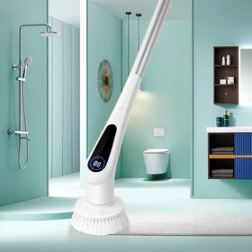 Power Scrubber Cleaning Brush Scrubber Spin Heads Cleaning Tile Bathtub Pool Electric Spin Cleaning Brush