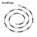 BC186 Fashion 3mm 3 Prong CZ Tennis Chain Women Bling Bling Tennis Necklace