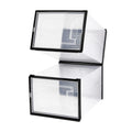 4 Pcs Easy Assembly Foldable Plastic Shoe Box Drawer Type Transparent Household Save Space Storage Shoe Boxes