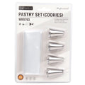 For Kitchen Baking Tool 4PCS/SET Stainless Steel PE Eco-Friendly LFGB Certified Decorating Cakes Pastry Piping Tips Nozzles