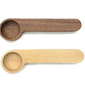 Acacia Beech Ebony Wooden Wood Coffee Scoop Clip Coffee Clip Spoon with Clip for Bog