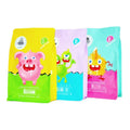 Luxury Coated Kraft Paper Magnetic Closure Vertical Stand-up Pouch with Plastic Window for Snack and Coffee Packaging Recyclable
