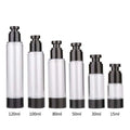 Wholesale Customized Plastic Empty Clear 15ml 50ml 80ml 100ml 120ml 30ml Airless Bottle With Pump for Lotion Cosmetics Packaging