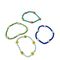 Girly Bracelet Small Daisy Bracelet Seed Bead Small Flower Bracelet