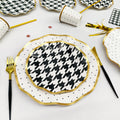 DAMAI Racing Car Theme Black White Birthday Supplies Disposable Premium Party Tableware Dinnerware Paper Cups Napkins Plates
