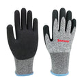 Seeway Level 5 Cut-Resistant Sandy Nitrile Safety Work Gloves ANSI A3 EN388 Compliant for Construction & Industrial Use