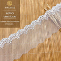 100% Polyester Lace Headwear Accessories Computer Embroidered Water-Soluble Mesh Cloth Shoes Bags Garment Bar Code
