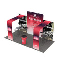 Custom Portable 10x20FT Aluminium Framed Trade Show Stand Stretch Backdrops