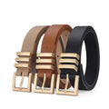 Wholesale 2023 New 2.4 cm Wide Womens Chic Korean Style Pu Leather Casual Jeans Pants Belt Ladies Belt