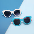 HOt Sale Round Frame Sunglasses Children AC Uv400 Lens Sunglasses Girls Custom logo