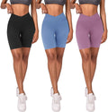 High-Waist Custom Logo Starry Sky Yoga Short Leggings for Women Buttery Soft Knitted Fabric Printed Workout Wear