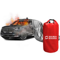 Car Fires 6 X 8 M Fire Blanket for E Scooter 19.8 X 26 Ft Electric Vehicles Fire Blankets
