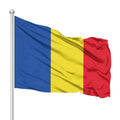 Customized 100% Polyester Digital Printed Flag 150-90cm Double Sided Red Yellow Blue Color Scheme 3x5ft Size Flag