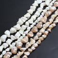 New Sale Women's Bracelet Necklace Jewelry with Natural Irregular Mother of Pearl Shell Beads Bone & Coral Beads MegaBDM