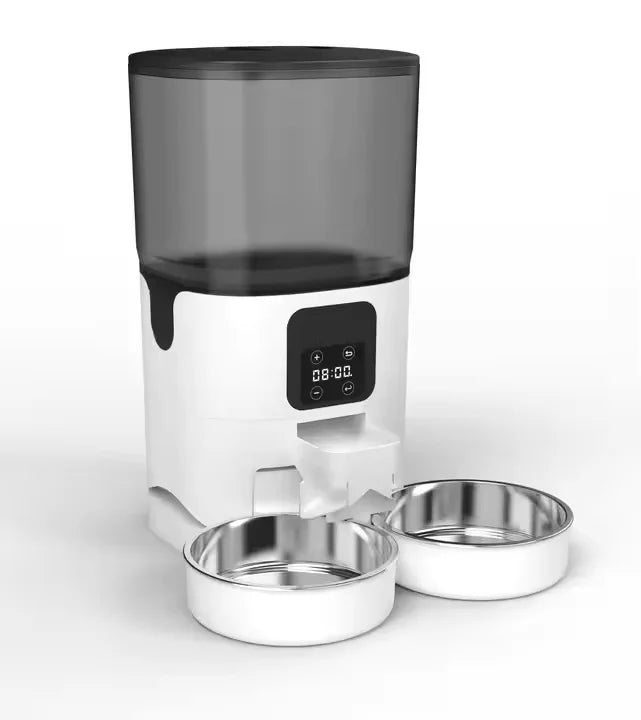 OEM APP Controlled Smart Pet Food & Water Fountain 5L Portable Steel & Plastic Feeder for Cat & Dog Redesigned New Design