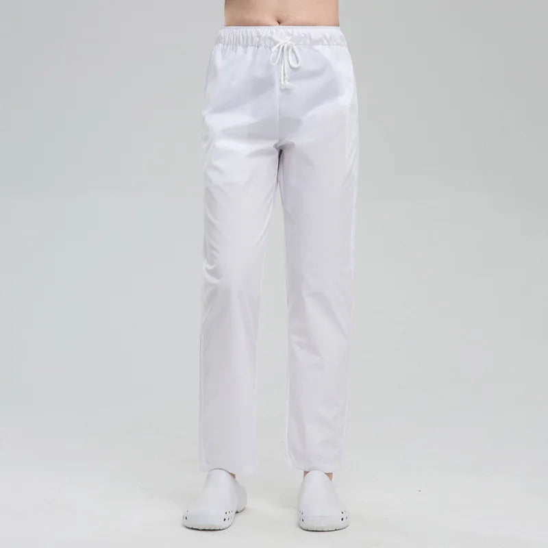 Factory Direct Price Pure White Men Scrub and Pant Scrub Pants Scrub Pants Joggers