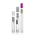 10ml 15ml 20ml Clear Tester Glass Vial Bottle Sample Atomizer Spray Tube Mini Cosmetic Crimp Neck Perfume Bottles